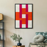 Urban Patchwork - Contemporary Artistry Meticulously Crafted with Woven Threads